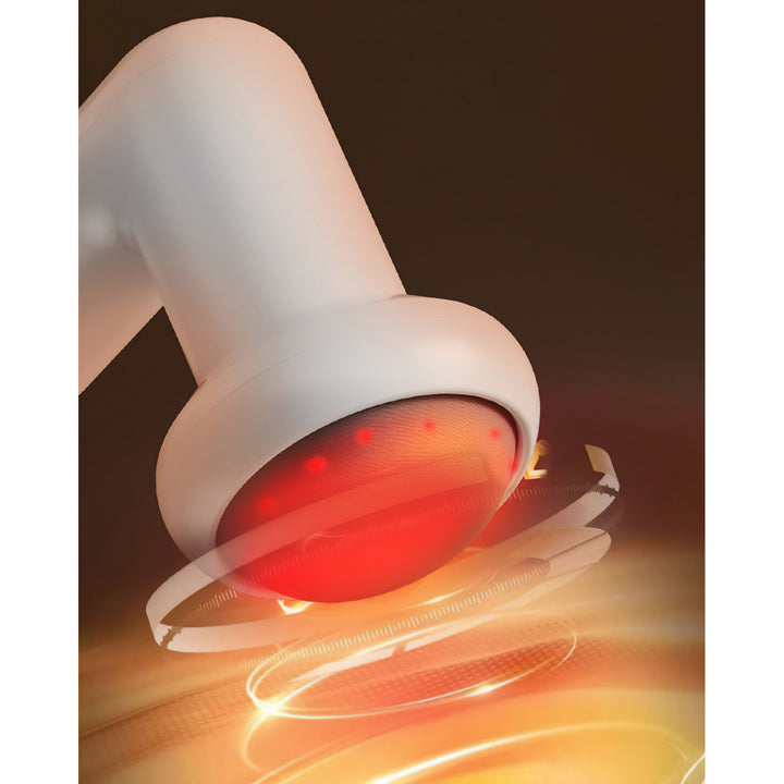 Cellulitisz elleni masszírozó, MEDIA-TECH, masszázspisztoly, 5 masszírozófej, 6 sebességfokozat, MT6536