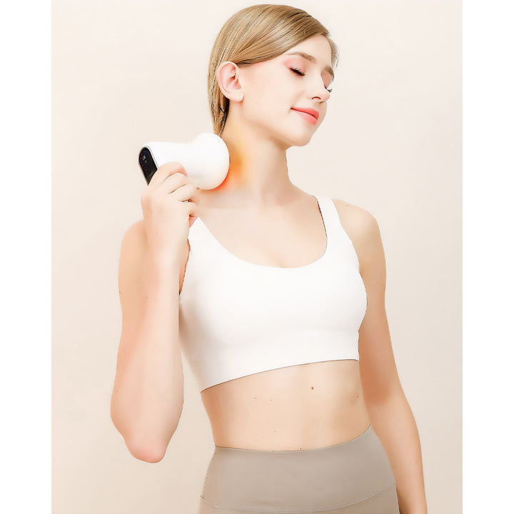 Cellulitisz elleni masszírozó, MEDIA-TECH, masszázspisztoly, 5 masszírozófej, 6 sebességfokozat, MT6536