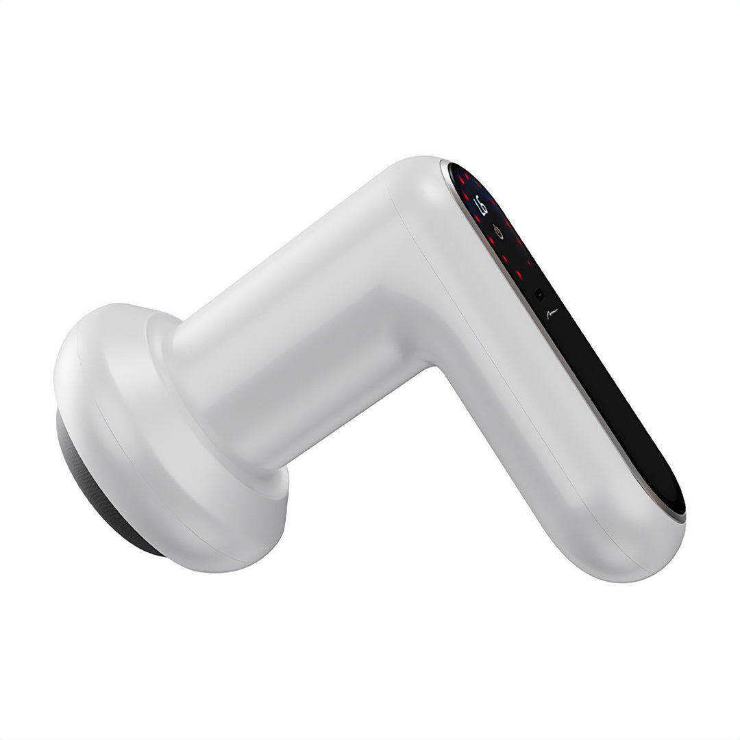 Cellulitisz elleni masszírozó, MEDIA-TECH, masszázspisztoly, 5 masszírozófej, 6 sebességfokozat, MT6536