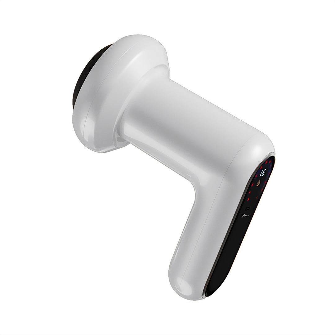 Cellulitisz elleni masszírozó, MEDIA-TECH, masszázspisztoly, 5 masszírozófej, 6 sebességfokozat, MT6536