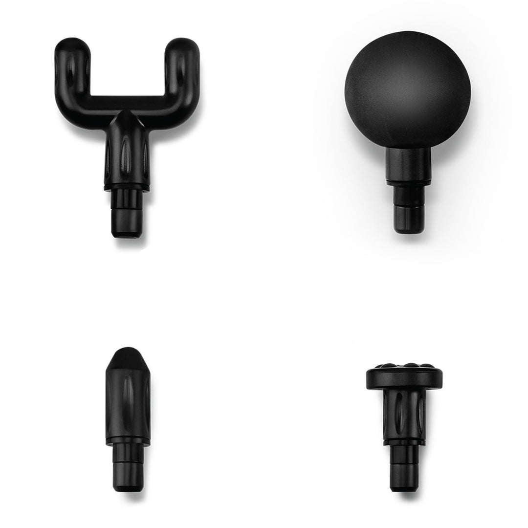 Masszírozó a feszült izmok könnyű és gyors masszírozásához, Media-tech, 4 cserélhető masszírozófej, MT6521