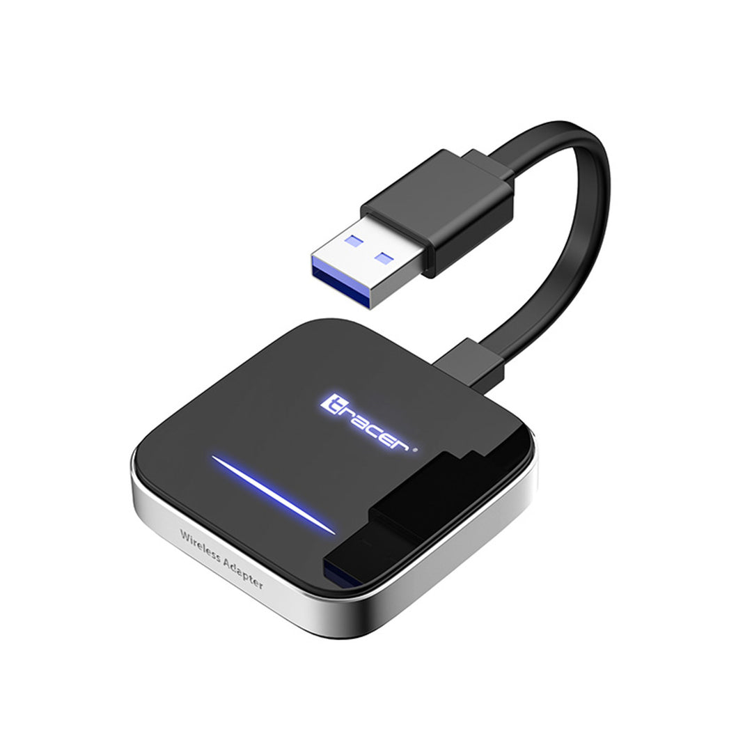 Tracer vezeték nélküli CarPlay és Android Auto adapter, WiFi, Bluetooth 5.0, CarLink PRO