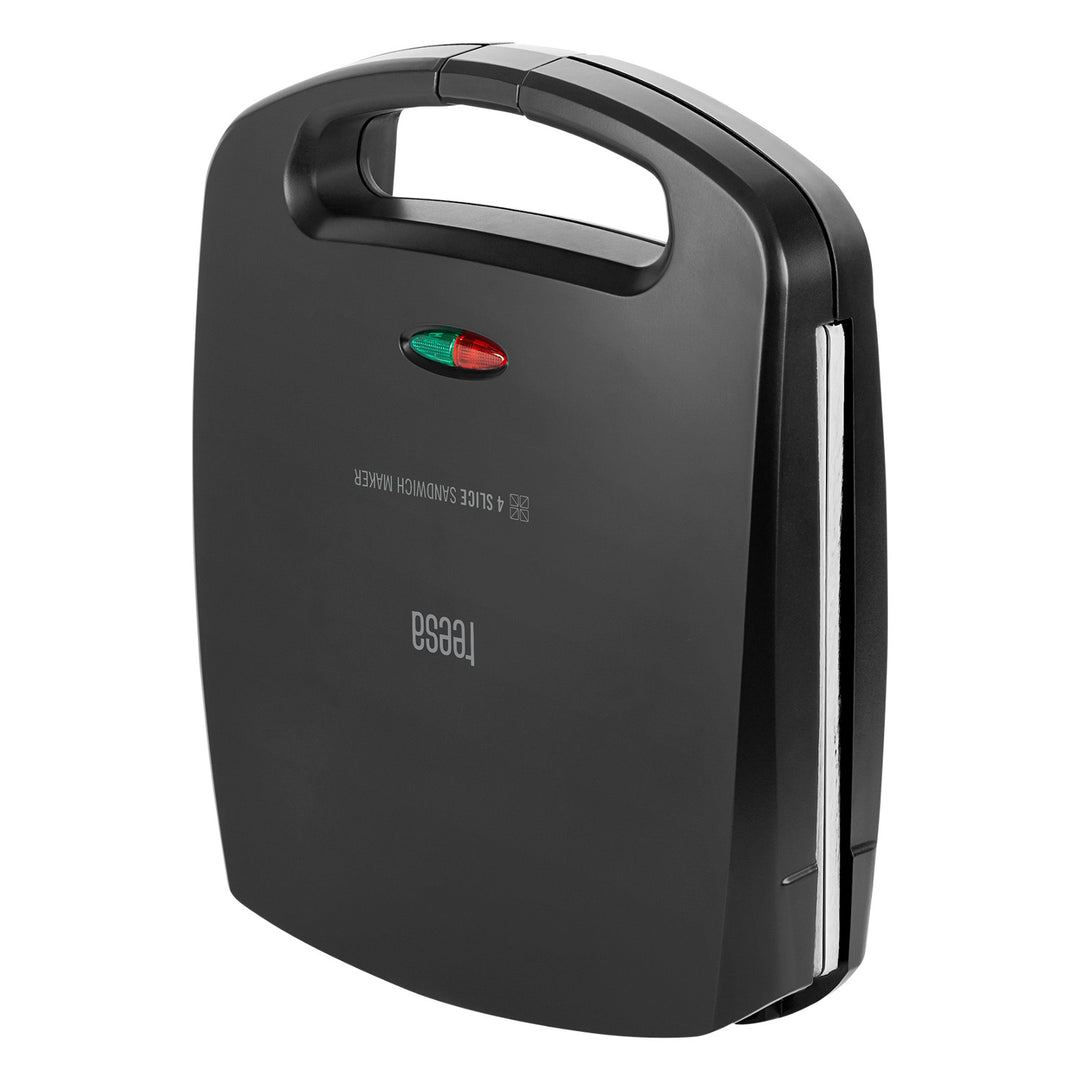 Teesa szendvicssütő, kerámia betétekkel, 4 szendvicshez, maximális teljesítmény 1500 W, TSA3229B