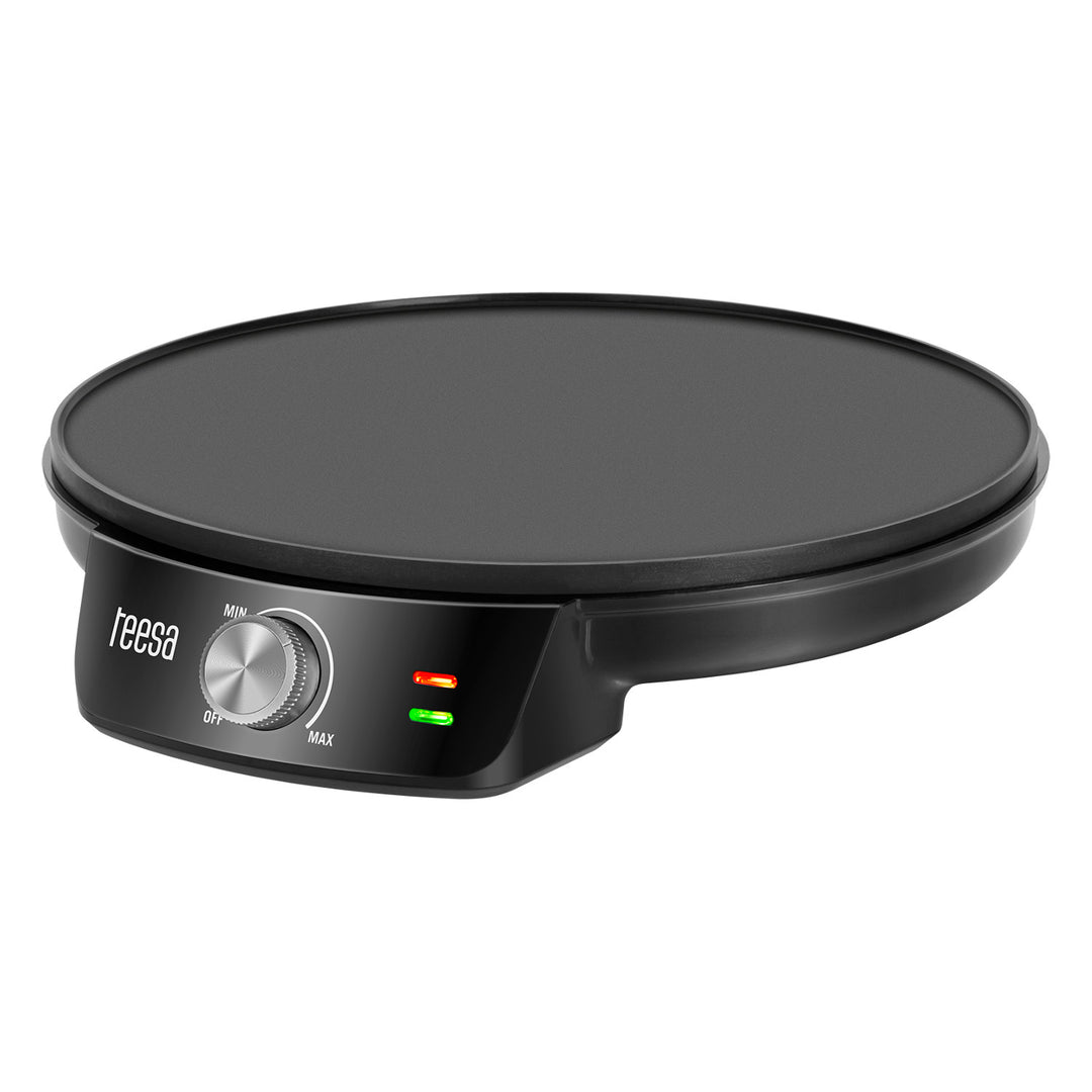 Teesa palacsinta sütő, elektromos palacsinta serpenyő, lemez átmérője 30 cm, teljesítmény 1200 W, TSA3235
