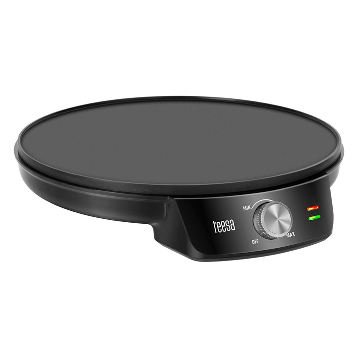 Teesa palacsinta sütő, elektromos palacsinta serpenyő, lemez átmérője 30 cm, teljesítmény 1200 W, TSA3235