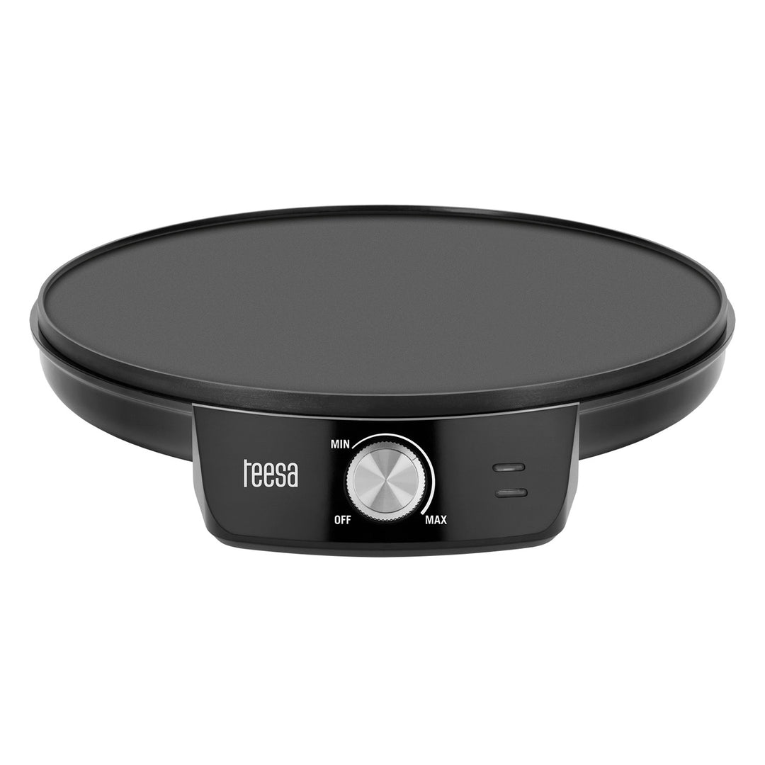Teesa palacsinta sütő, elektromos palacsinta serpenyő, lemez átmérője 30 cm, teljesítmény 1200 W, TSA3235
