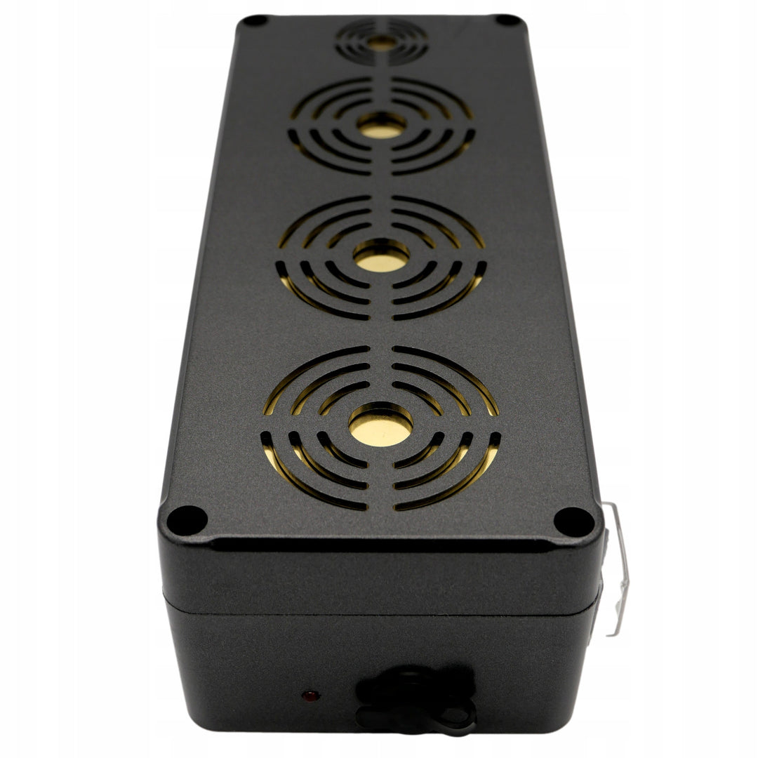 Viano riasztó rágcsálók, nyestek, egerek és patkányok ellen, négy ultrahangos jeladó, 4 Ah-s lítium-ion akkumulátor, King