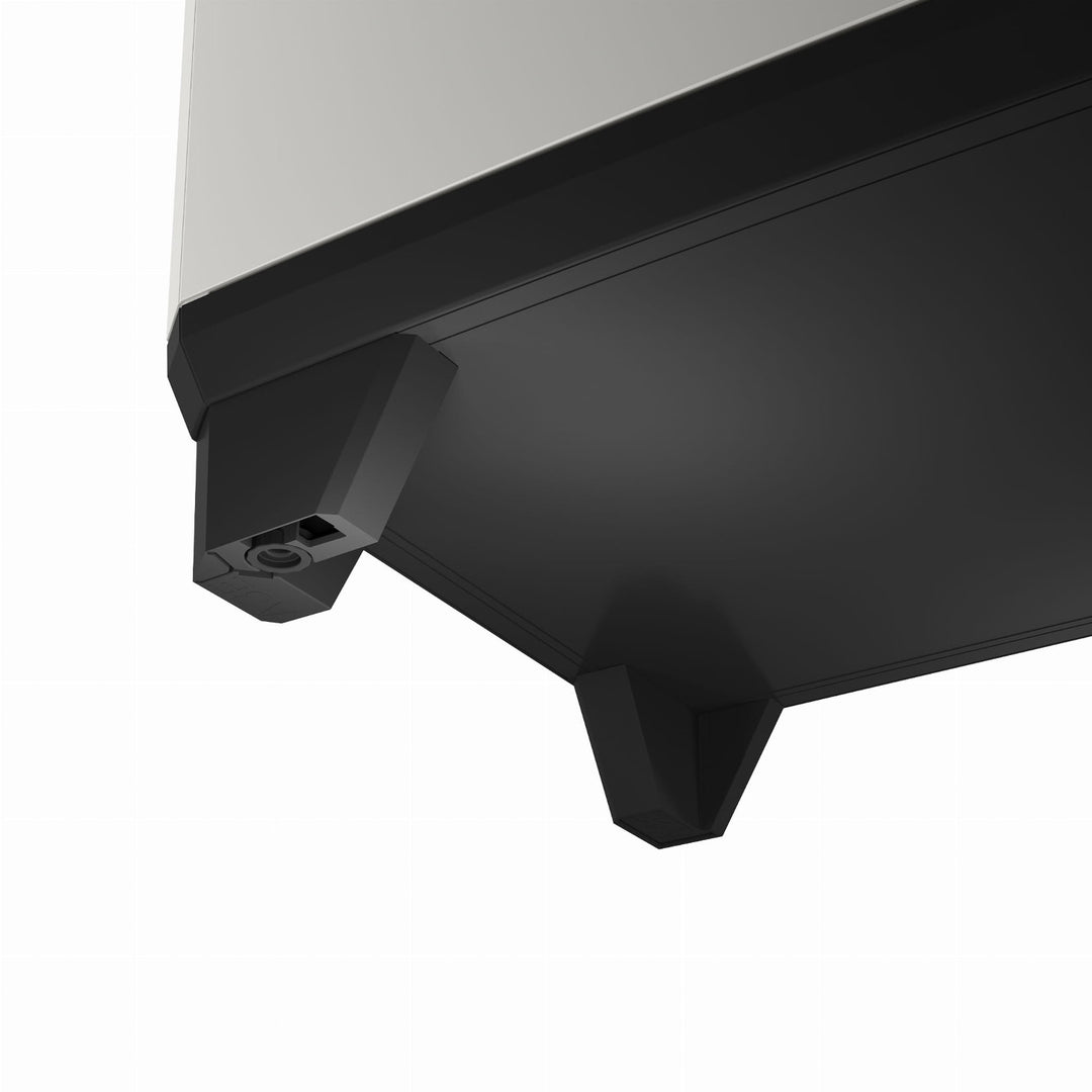 Keter alacsony szekrény, állítható polcok, megerősített szerkezet, szín: szürke/fekete, Pro