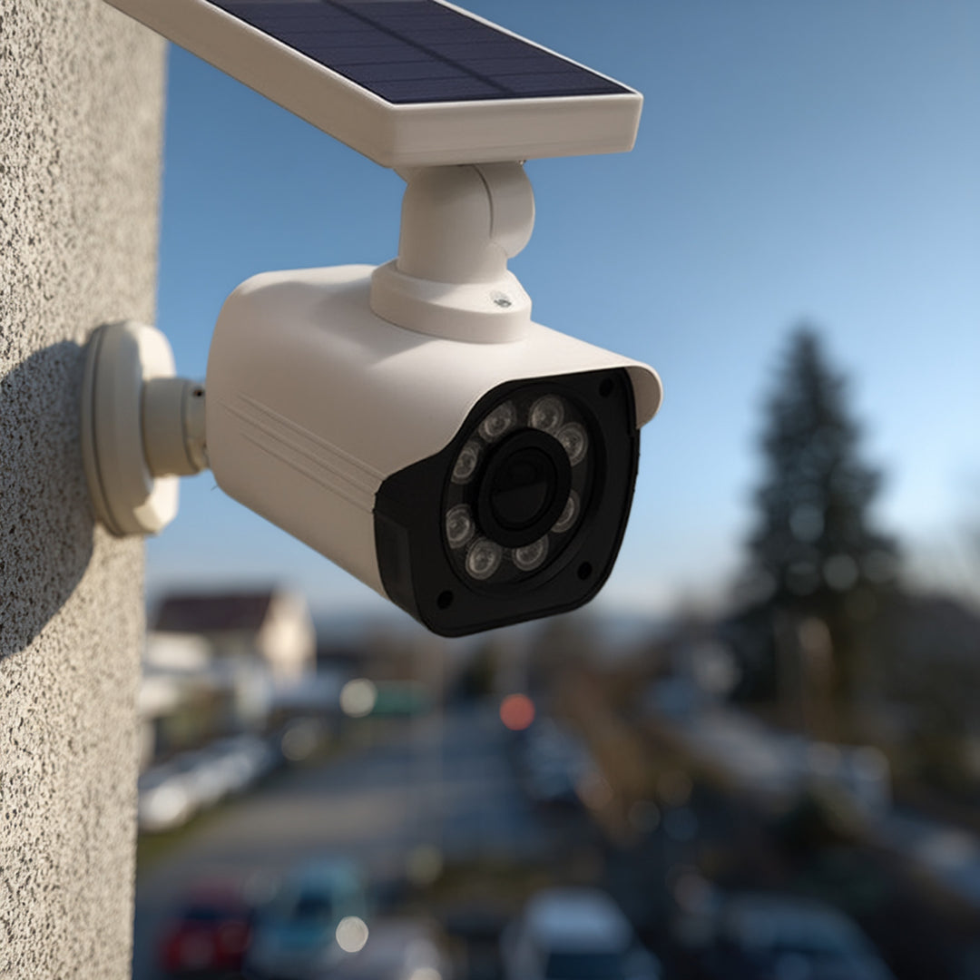 Napelemes kamera-átverés, villogó LED, mozgásérzékelő, LED-es világítás, ingyenes matrica, SOL1800S, 4 darab