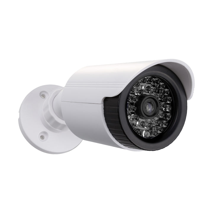 Két darab álkamera, IR LED-ek, fehér, 2xAA tápegység (mellékelve), ABS, IR1800 WT