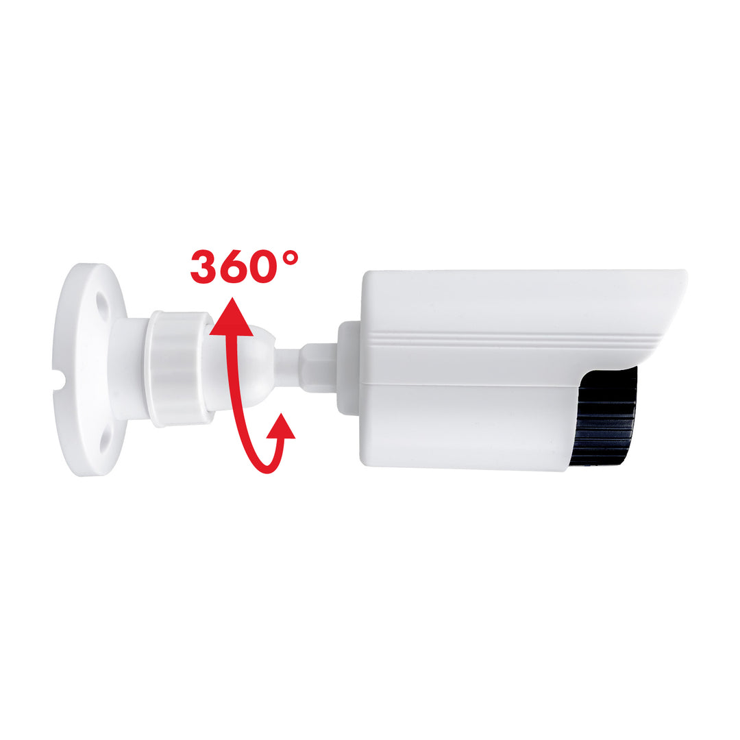 Két darab álkamera, IR LED-ek, fehér, 2xAA tápegység (mellékelve), ABS, IR1800 WT