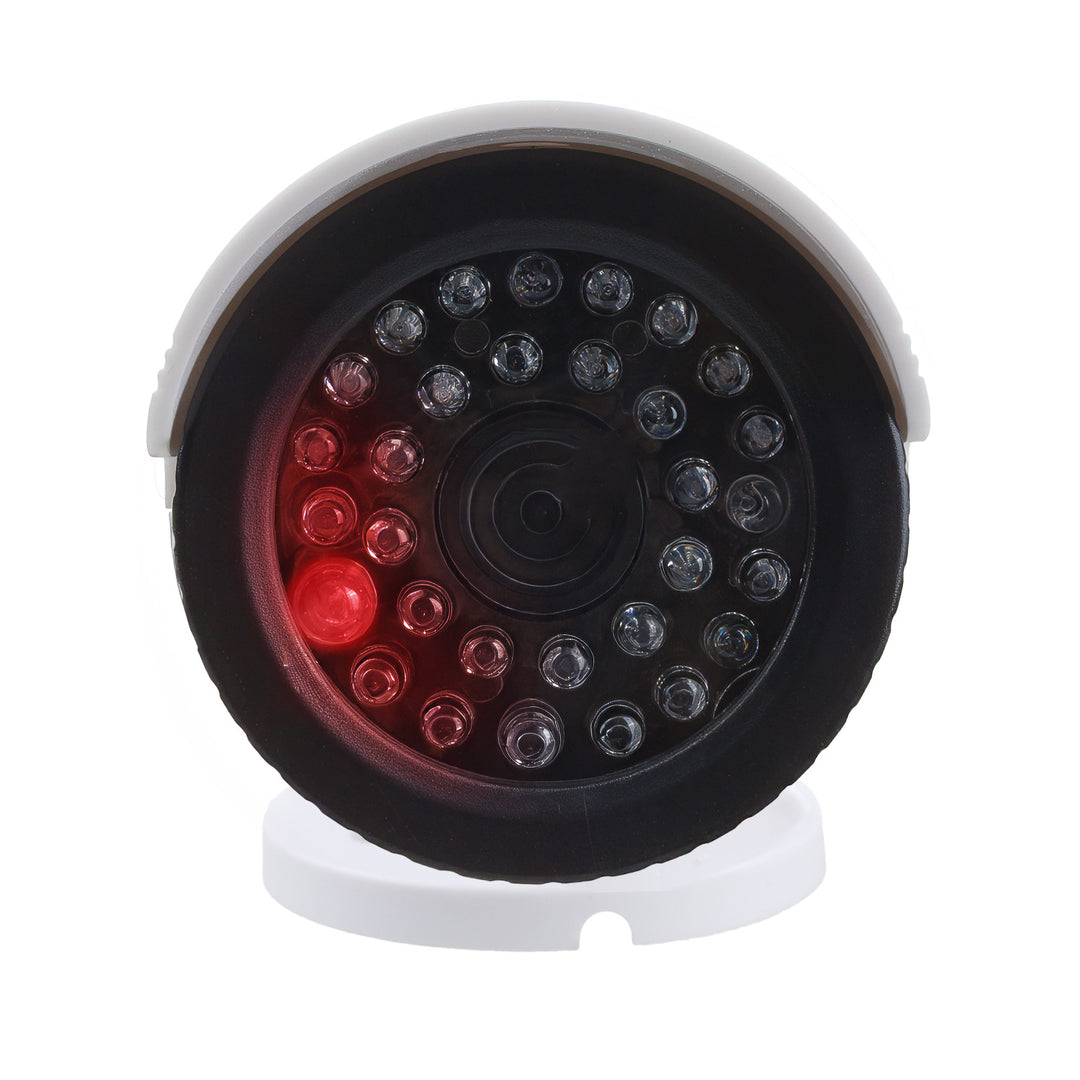 Két darab álkamera, IR LED-ek, fehér, 2xAA tápegység (mellékelve), ABS, IR1800 WT
