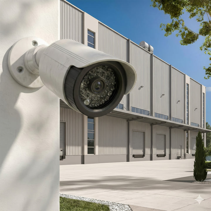 Két darab álkamera, IR LED-ek, fehér, 2xAA tápegység (mellékelve), ABS, IR1800 WT