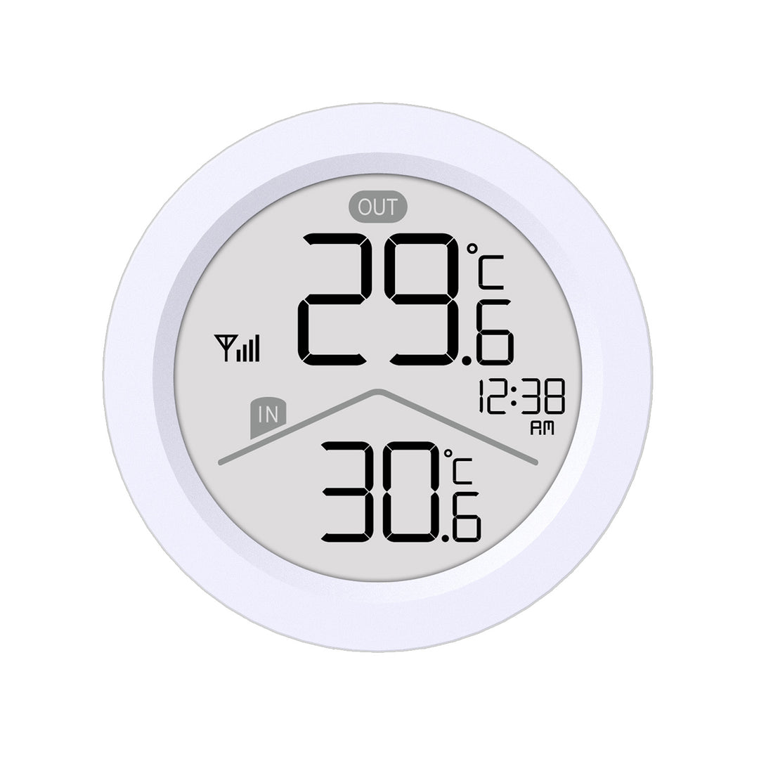 GreenBlue vezeték nélküli időjárásállomás, beltéri/kültéri hőmérséklet, óra, °C/°F választható, hatótávolság 60 m, GB162, 4x AAA elem