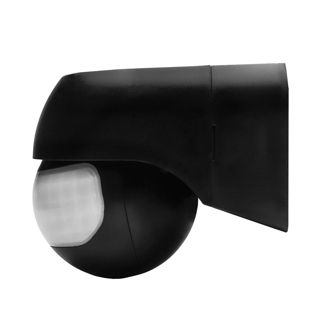Maclean PIR mozgásérzékelő, 12–24 V, infravörös, IP44, fekete, hatótávolság 12 m, max. terhelés 60/120 W, MCE623 B