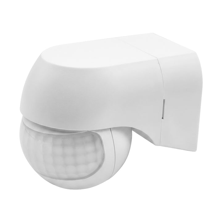 Maclean PIR mozgásérzékelő, 12–24 V, infravörös, IP44, fehér, hatótávolság 12 m, max. terhelés 60/120 W, MCE623 W