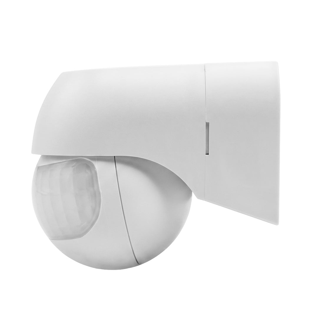 Maclean PIR mozgásérzékelő, 12–24 V, infravörös, IP44, fehér, hatótávolság 12 m, max. terhelés 60/120 W, MCE623 W