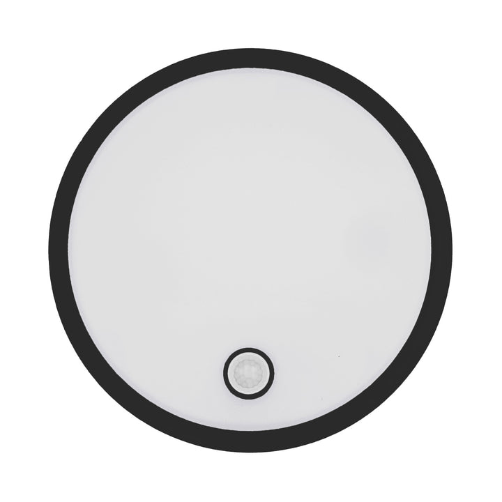 Maclean mozgásérzékelős LED-lámpa, PIR-érzékelő, fekete, 10 W/15 W/18 W, IP65, szín hőmérséklet-beállítás: 3000/4000/6000 K, MCE535 B
