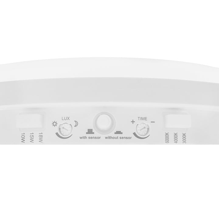 Maclean mozgásérzékelős LED-lámpa, PIR-érzékelő, fehér, 10 W/15 W/18 W, IP65, színváltási lehetőség: 3000/4000/6000 K, MCE535 W