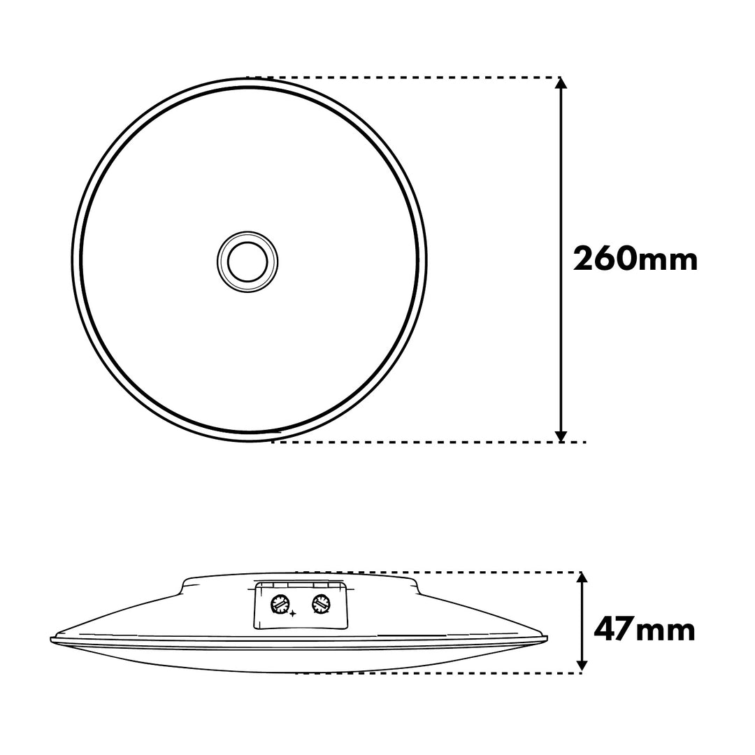 Maclean PIR-érzékelős LED-lámpa, mennyezeti, 15 W, 1300 lm, IP54, 220–240 V~ 50/60 Hz, MCE537