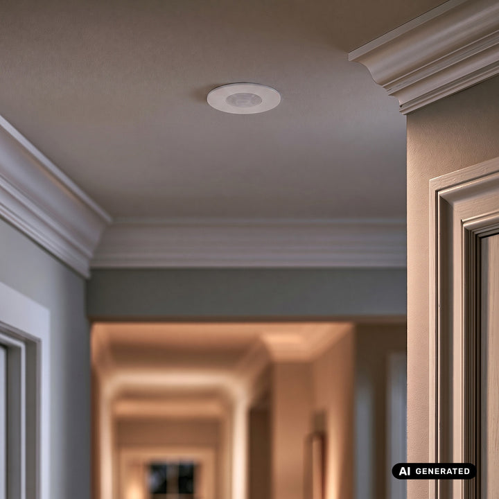 Maclean PIR mozgásérzékelő, beépíthető, 8 m-es hatótávolság, 600 W/1200 W, 220–240 V AC, 50/60 Hz, MCE821