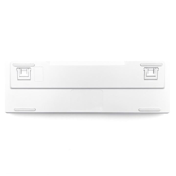 RED CORE MX60 – Rövid, 60%-os mechanikus gamer billentyűzet, csendes RED mechanikus kapcsolók, színes háttérvilágítás, 68 gomb, USB-C. Szín: fehér/kék. Mediatech