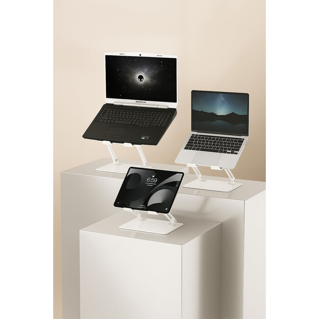 Állítható, ergonómikus állvány 10-17 hüvelykes laptopokhoz LAPTOP ÁLLVÁNY MT2661W, Mediatech