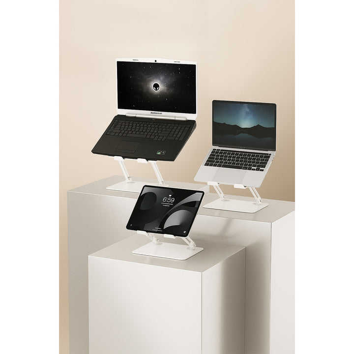 Állítható, ergonómikus állvány 10-17 hüvelykes laptopokhoz LAPTOP ÁLLVÁNY MT2661W, Mediatech