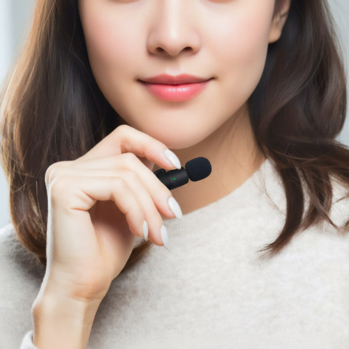 MICRO-MIC DUO – 2 db vezeték nélküli mikrofon (készlet), rögzíthető, iOS és Android (OTG), mini, rendkívül érzékeny. USB-C és LIGHTNING, Mediatech