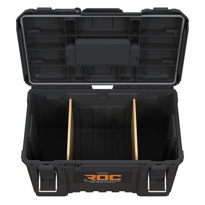 Keter ROC XL Pro Gear 2.0 szerszámosláda, teherbírás 72 kg, Pro Mount fogantyúk, falra akasztható, 256980