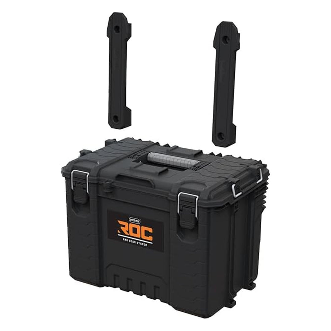 Keter ROC XL Pro Gear 2.0 szerszámosláda, teherbírás 72 kg, Pro Mount fogantyúk, falra akasztható, 256980