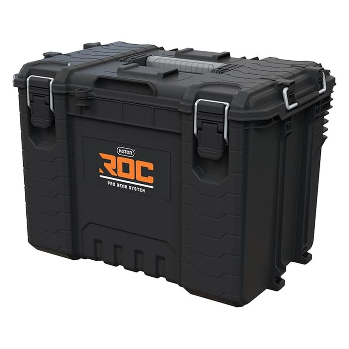 Keter ROC XL Pro Gear 2.0 szerszámosláda, teherbírás 72 kg, Pro Mount fogantyúk, falra akasztható, 256980