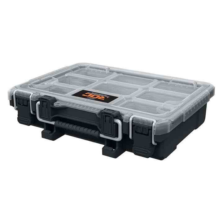 Keter ROC Pro Gear 2.0 szerszámtároló, falra szerelhető tartó, átlátszó és strapabíró fedél, por- és vízálló tömítés, fém reteszek, 256983