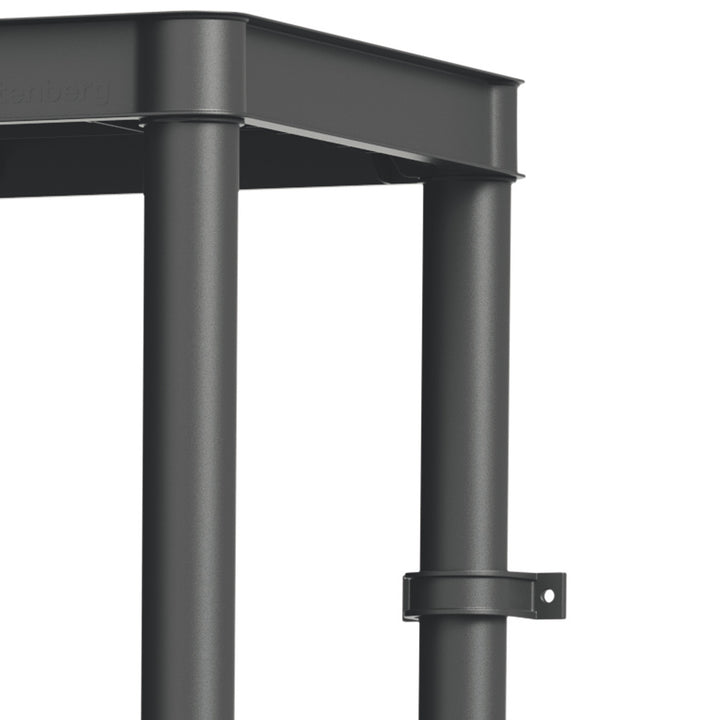 Stackaro Solid 60 Kistenberg polcrendszer, max. teljes terhelhetőség 185 kg, 4 polc, falra szerelhető, KSS60L4HD-S411