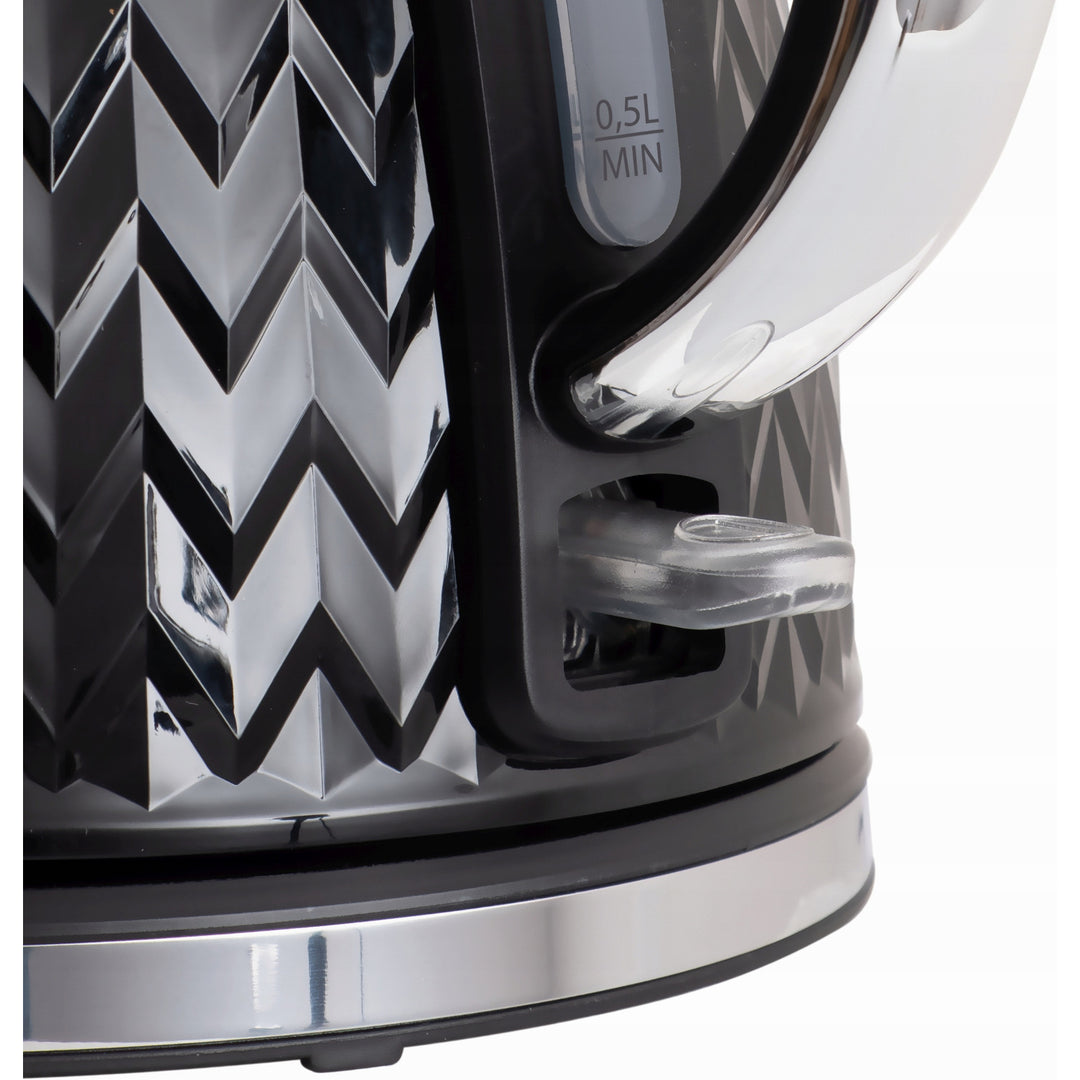 Eldom elektromos vízforraló, fekete, 2000 W teljesítmény, 1,7 l űrtartalom, vízszintjelző, hálós szűrő, C265C