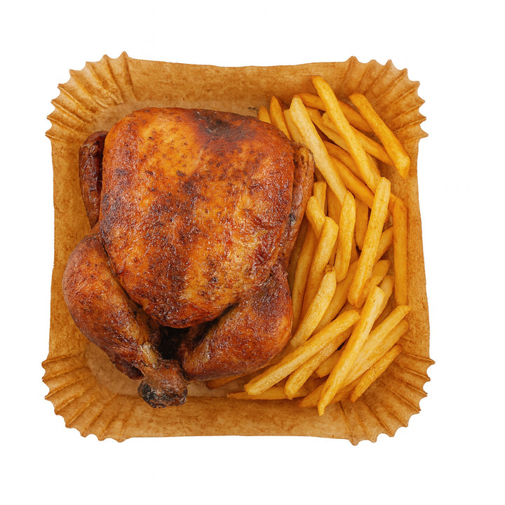 Papírbetétek fritőzökhöz, légsütőkhöz, Adler, 16 cm, 240 °C-ig, biológiailag lebontható, 500 darab, AD 6731
