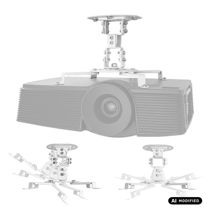 Maclean projektor mennyezeti tartója/akasztója, 54–320 mm, max. 13,5 kg, 360 fokos elforgatás, MC-200 W