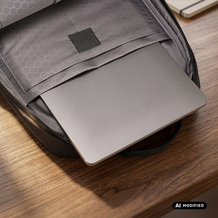 NanoRS laptop-hátizsák, 15,6", fekete, 41x29x4, vízálló RS202 B