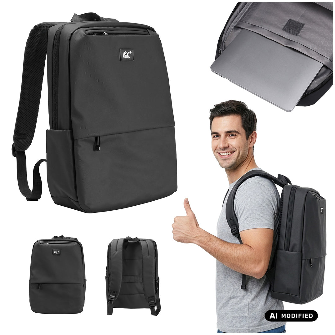 NanoRS laptop-hátizsák, 15,6", fekete, 41x29x4, vízálló RS202 B