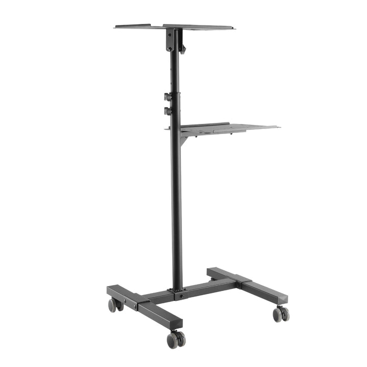 Maclean állítható, acélból készült, hordozható projektor-/laptop-asztal, max. 10 kg, MC-207