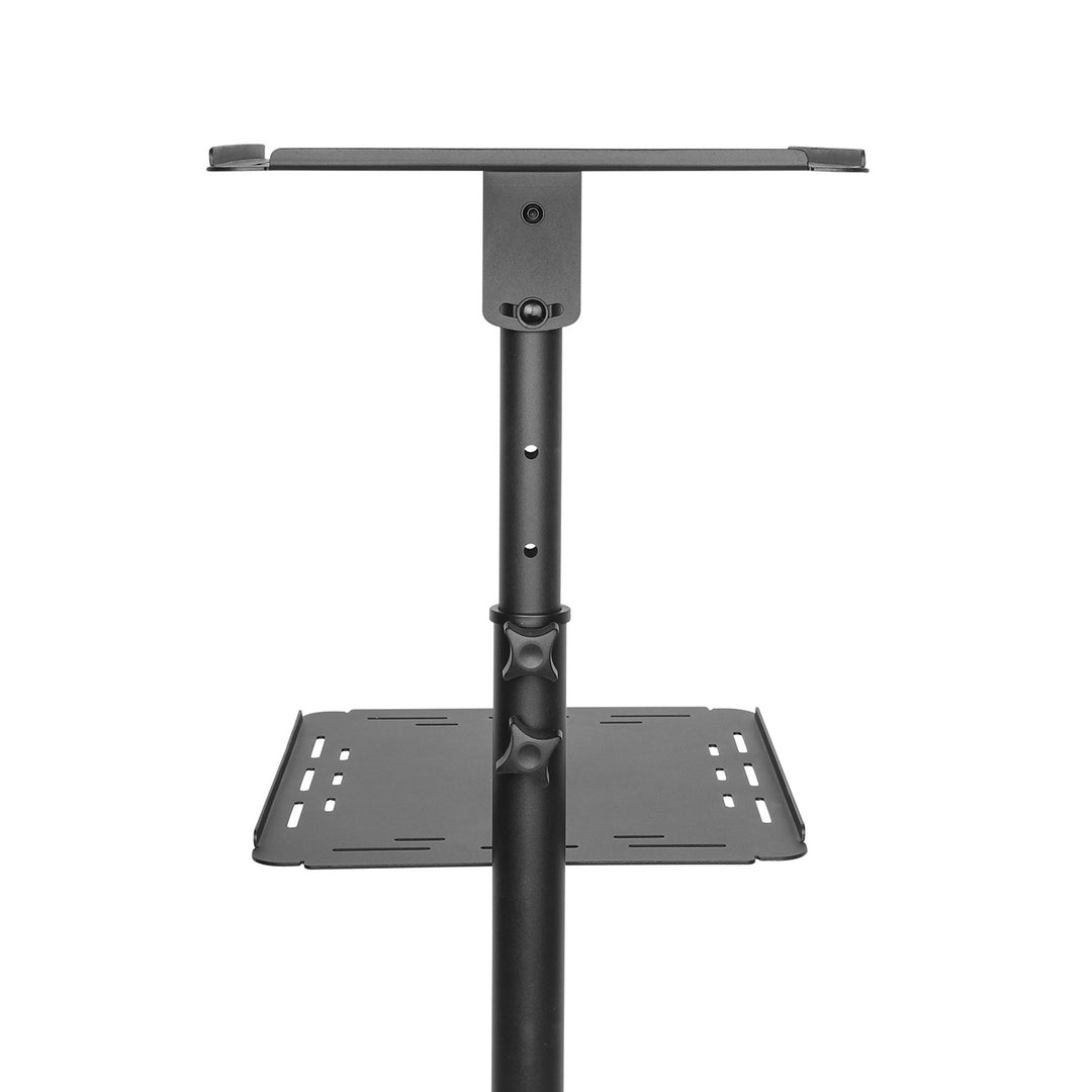 Maclean állítható, acélból készült, hordozható projektor-/laptop-asztal, max. 10 kg, MC-207