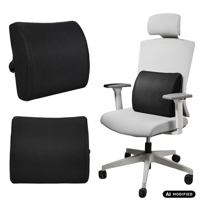 Promedix alakmemória habból készült derékpárna, 34x31x12 cm, a hab sűrűsége: 50D, PR-216