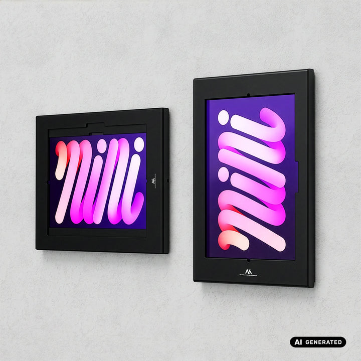 Maclean tablet-tartó, rögzítővel, 12,4–13 hüvelyk, iPad Air/Pro, Samsung Tab S10+/S9+/S8+/S7+, 257×350×22 mm, MC-950 B