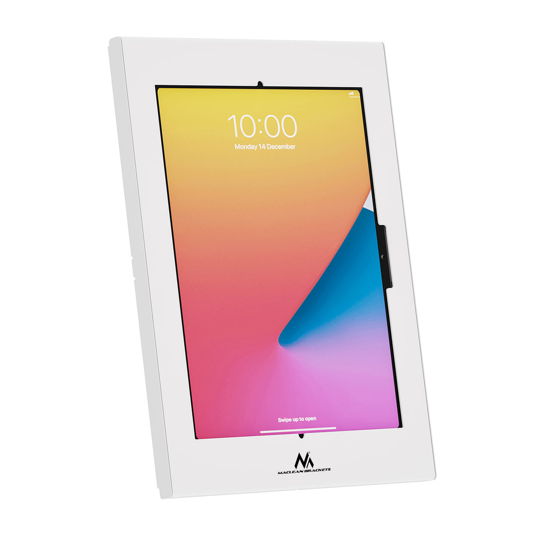 Maclean tablet-tartó, rögzítővel, 12,4–13", iPad Air/Pro, Samsung Tab S10+/S9+/S8+/S7+, 257x350x22 mm, MC-950 W