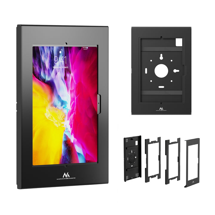 Maclean tablet-tartó, rögzítővel, 10,9–11 hüvelyk, iPad Air/Pro, Samsung Tab A és S sorozat, 220x323x22 mm, MC-955 B