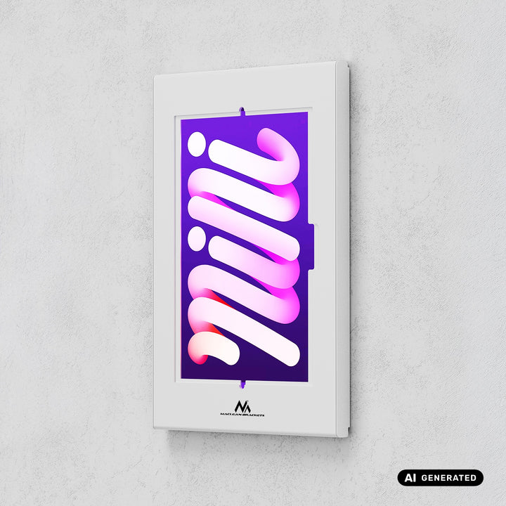 Maclean tablet-tartó, rögzítővel, 10,9–11", iPad Air/Pro, Samsung Tab A és S sorozat, 220x323x22 mm, MC-955 W