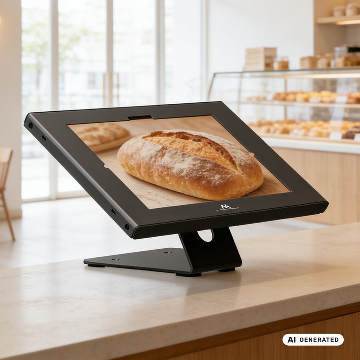 Maclean táblagép-tartó, rögzítővel, 10,9–11 hüvelyk, iPad Air/Pro, Samsung Tab A és S sorozat, 220×323×22 mm, MC-957 B