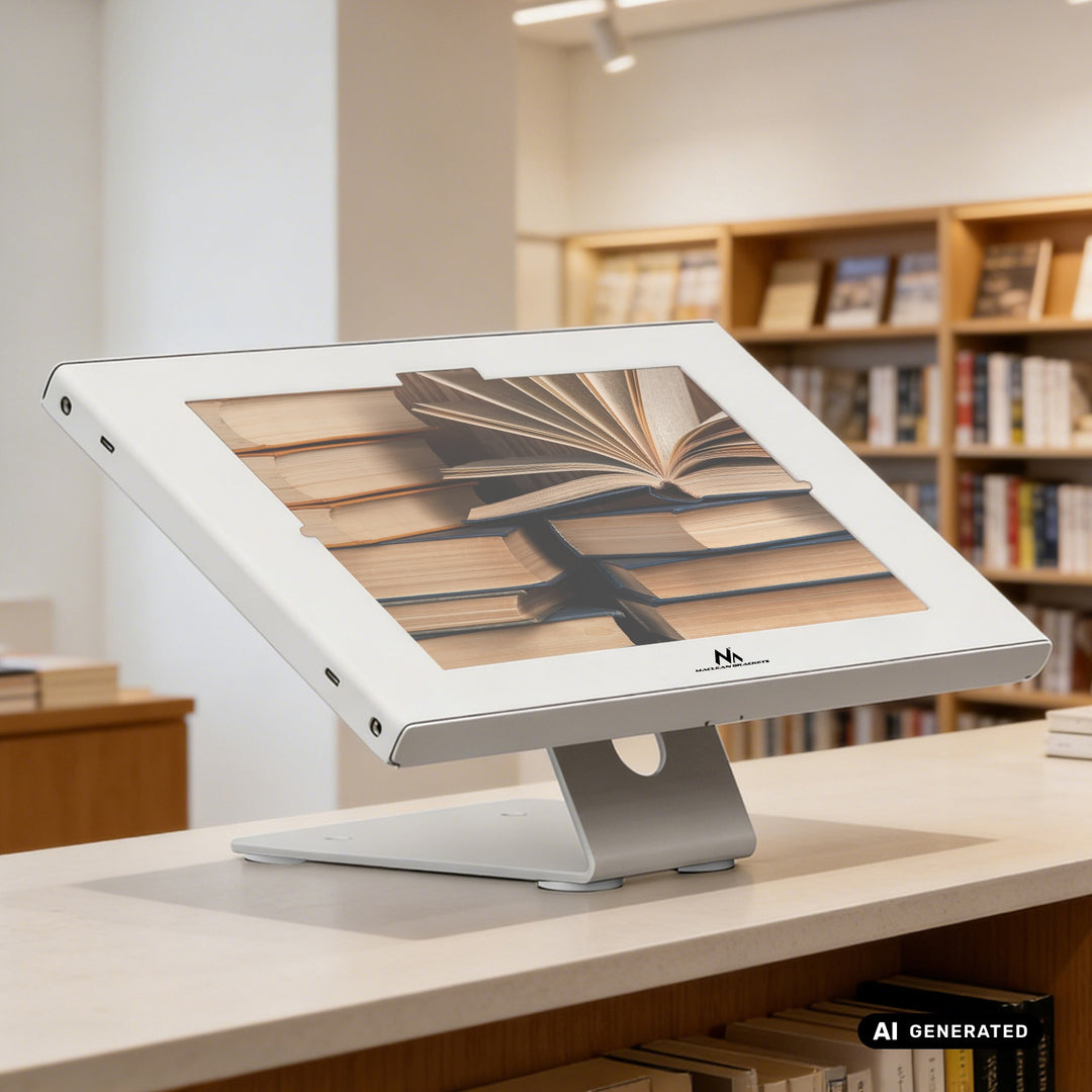 Maclean tablet-tartó rögzítővel, 10,9–11 hüvelyk, iPad Air/Pro, Samsung Tab A és S sorozat, 220×323×22 mm, MC-957 W