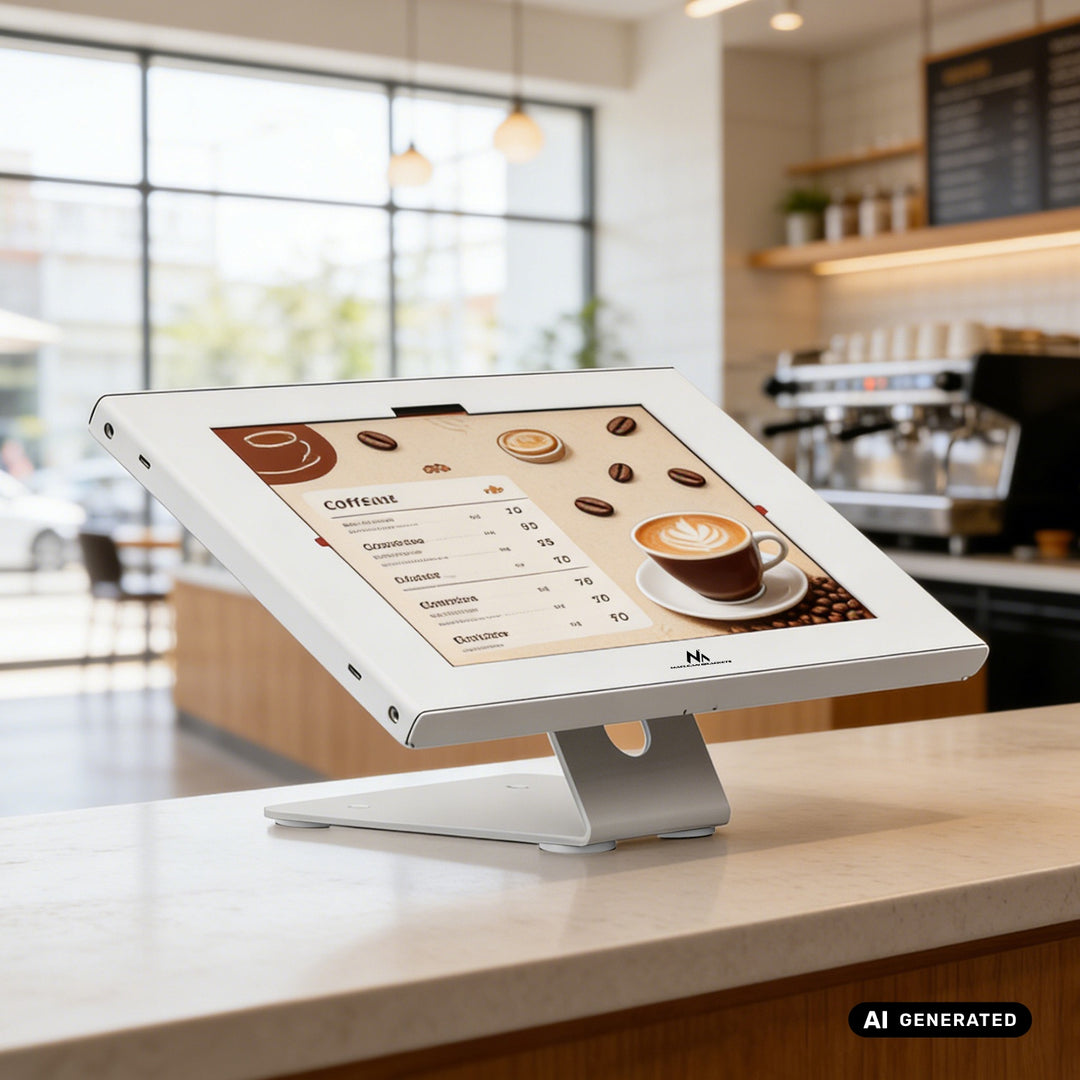 Maclean tablet-tartó rögzítővel, 10,9–11 hüvelyk, iPad Air/Pro, Samsung Tab A és S sorozat, 220×323×22 mm, MC-957 W