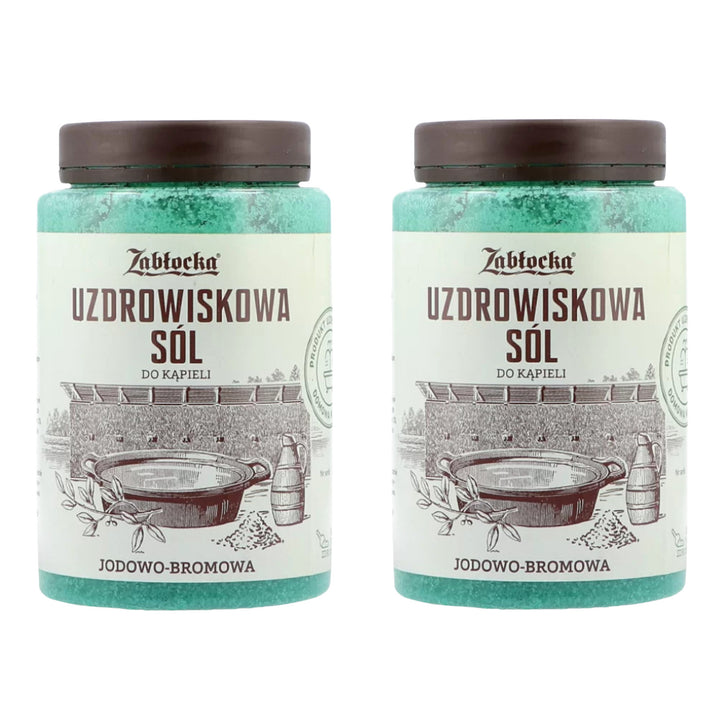 Zabłocka gyógyfürdő só, jód-bróm, fürdőzéshez, 1,2 kg – 2 darab